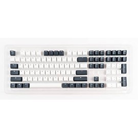 108 Key PBT Double Shot Tuxedo OEM Profile Keycap Set