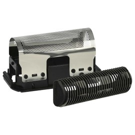 vhbw 1x cutter block, 1x shaving foil with frame compatible with Braun Synchron 5235, 5265, 5266 Razor, Shaver, Trimmer - Combo-Pack Black Silver