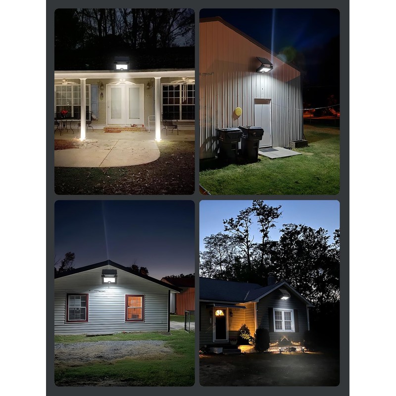 Eontim Solar Flood Light, 232 LEDs Bright Motion Sensor Outdoor