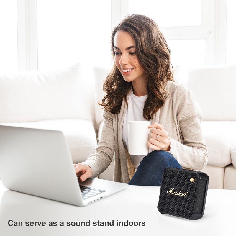 Hzycwgone Bike Handlebar Bracket for Marshall Willen Portable Bluetooth Speaker,Bicycle