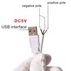 White DC5V USB LED Dimmer Adapter, LED Dimming Controlle Extension