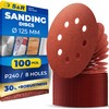 S&R 125 mm Sanding Disc Set, 8-Hole, 100 Pcs. P240