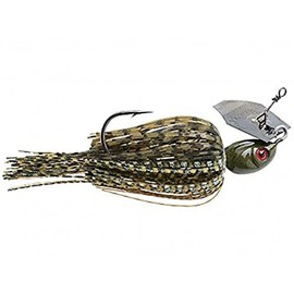Z-Man Project Z Chatterbait Spinnerbaits, Dark Green Pumpkin, 3/8 oz