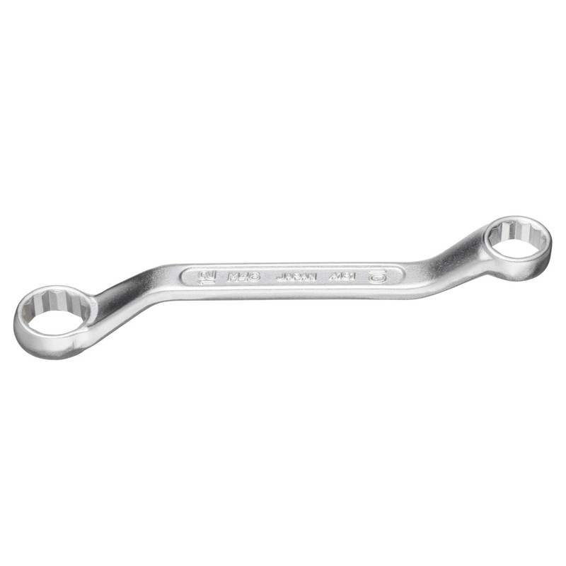 TONE HPM46-1012 Short Glasses Wrench (45°) Double Side Width 0.4