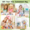 BBWELL Ceramic Painting Set, Ceramic Cups Painting Set, Cups Painting