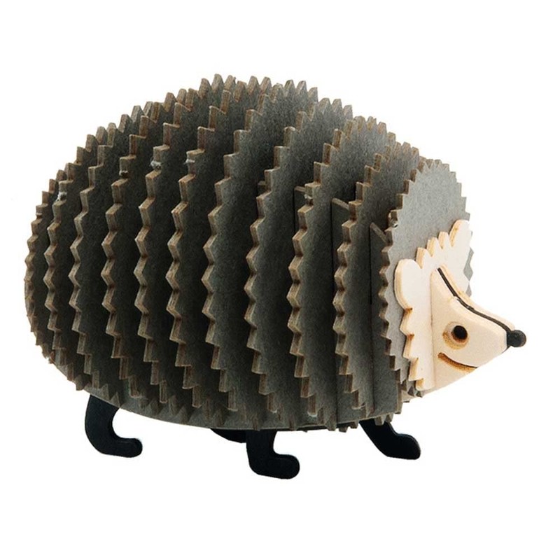 Fridolin 3D Paper Model Hedgehog