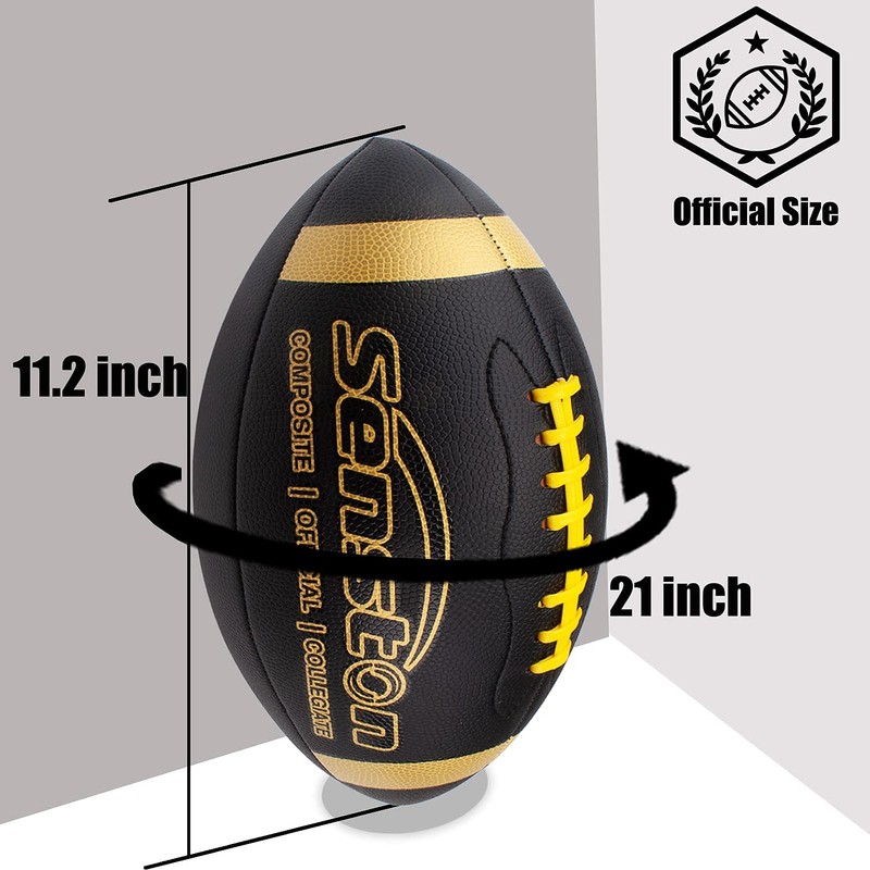 Senston American Football Size 9 Durable Composite Leather Gentle Touch
