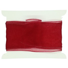 Truly Madly Deeply Red 60mm Wide Wired Organza Ribbon. Great for Birthday Decoration, Gift wrap, Christmas Ribbon, Wreath Making Supplies, DIY Crafting, Cut to Custom Lengths (max 20 Metres)