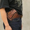 Tourbon Multi-Tool Leather Belt EDC Pocket Organizer Phone Pouch for