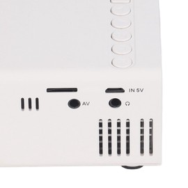 Projector Portable 1920 x 1080 24 to 60 Inch Large Screen Film Projector with Remote Control for Outdoor Camping Video Home Bedroom Theatre (EU Plug)