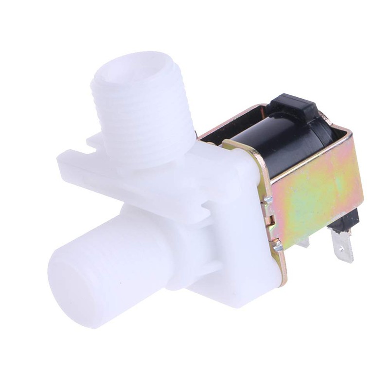 Beduan Plastic Water Solenoid Valve Normally Closed, DC 12V 1/2"