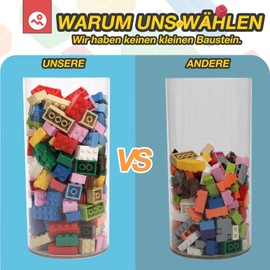 HUIZDQ 600 Pieces Classic Building Blocks Set, Suitable for Boys and Girls from 6 Years, Compatible with All Major Brands