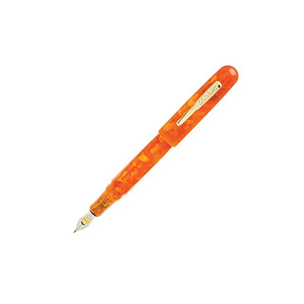 Conklin All American Fountain Pen, Medium Nib, Sunburst Orange (CK71412)