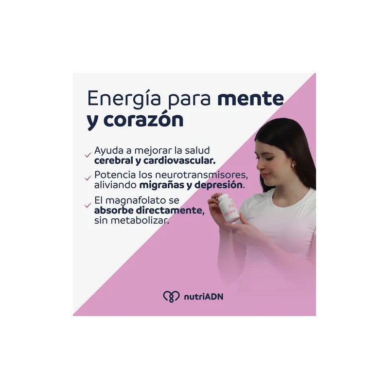 Methyl Folate Suplemento 60 Capsulas Vitamina B9