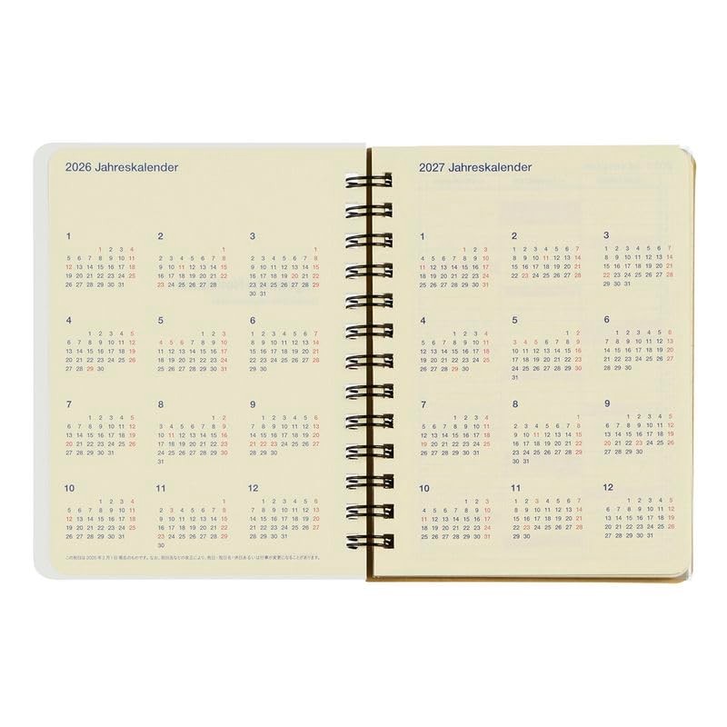 [Delfonics Planner 2026 Edition/Starting October 2025] Rollbahn Diary Homme M