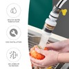 2-Piece Tap Filter, Activated Carbon Tap Water Filter, 360 Degree