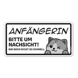 Vehicle Sticker Beginner Cat SW I 20 x 10 cm I kfz_774