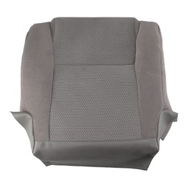 AUTOKAY Cloth Driver Bottom Seat Cover Gray Fits for Toyota Tacoma 2009-2015 - Manual