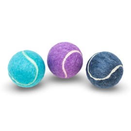 Price's Pastel Colour Type 2 Tennis Balls Made in the UK (2 x Bahama Blue, 2 x Denim Wash, 2 x Purple)