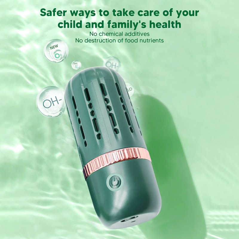 Fruit Vegetable Washing Machine IPX7 Waterproof Portable Vegetable Cleaner Device