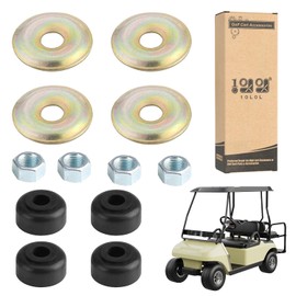 10L0L Golf Cart Shock Absorber Cushion Bushing Kit for EZGO TXT Marathon 1989-up, Club Car DS and Precedent 1982-Up, OEM# 1011415 10194G1 10435G1