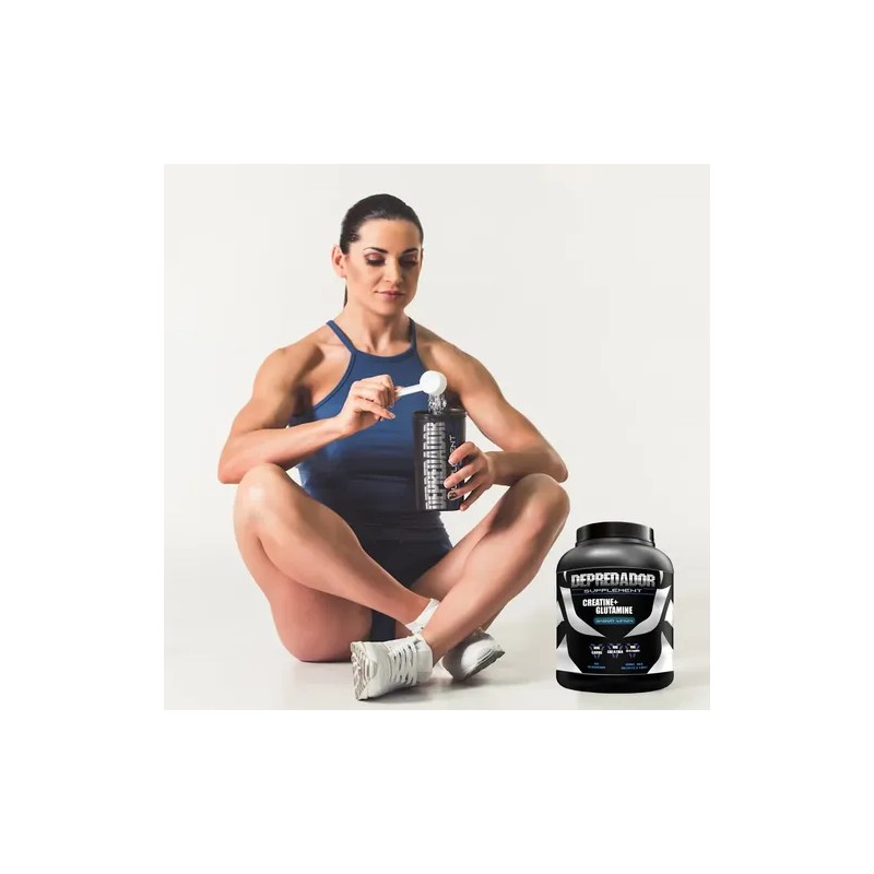 Creatina + Glutamina Depredador 1kg Varios Sabores