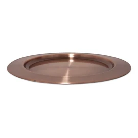 Baum Brothers Set 6 Platos Base De Acero Inoxidable En Color Cobre Kb-010