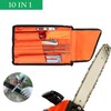10Pcs Chainsaw Sharpener File Kit Chainsaw Chains Accessory for Garden