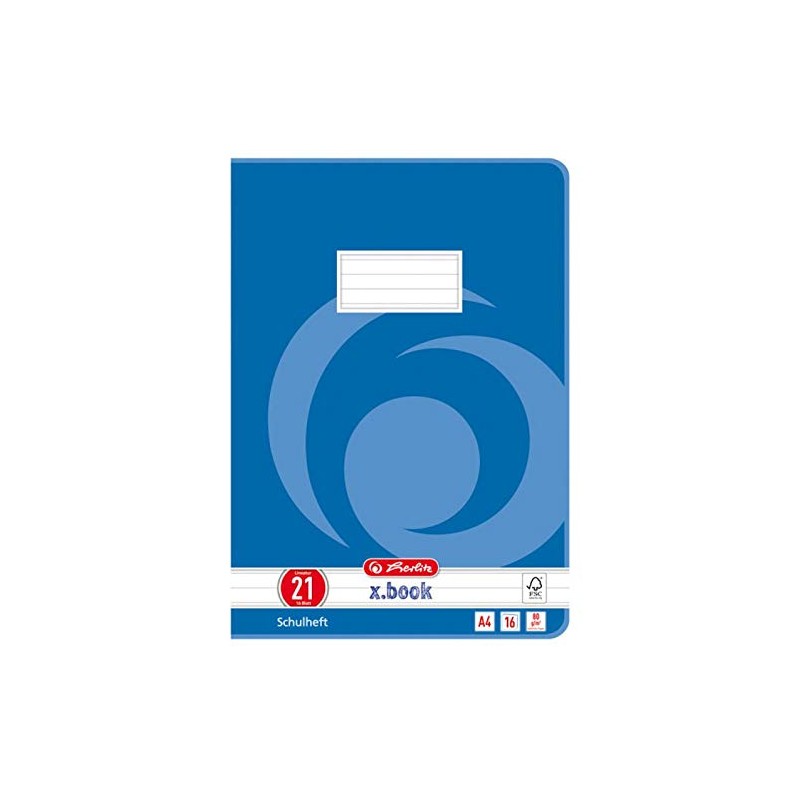 Herlitz 3322609 School Notebook A4, UWS, Lineatur 25/liniert