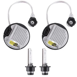 2 Packs HID Headlight Ballast With Igniter & D4S Bulb for L-exus GS350 GS450h IS200t IS250 IS300 IS350 LS460 LS600h LX570 RX350 RX450h for Toyota Camry Sienna 81107-75020 Xenon Ballast Control Module