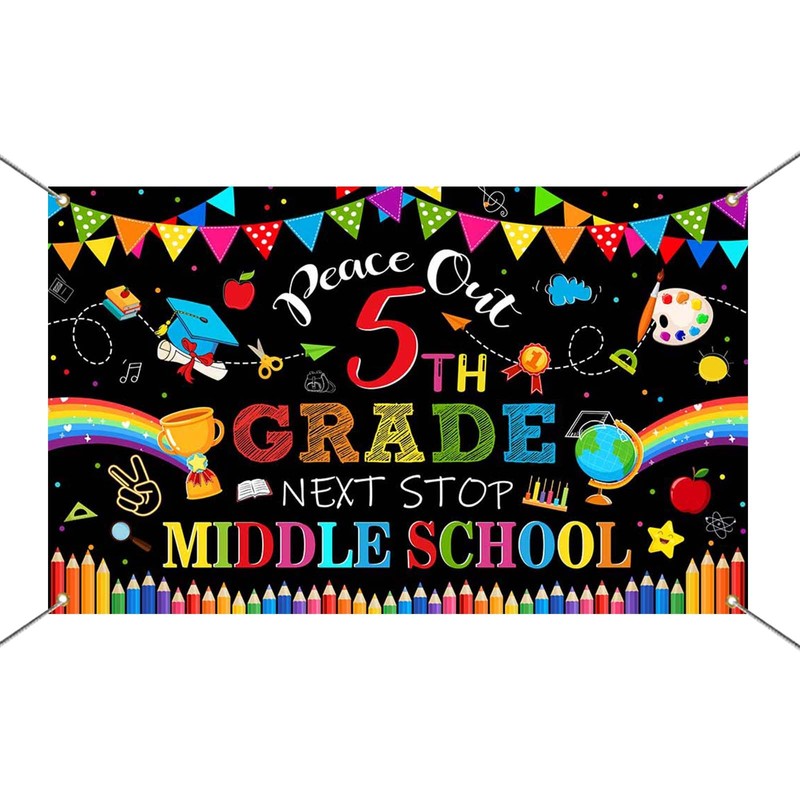 Mocsicka 5th Grade Graduate Banner - Next Stop Middle School