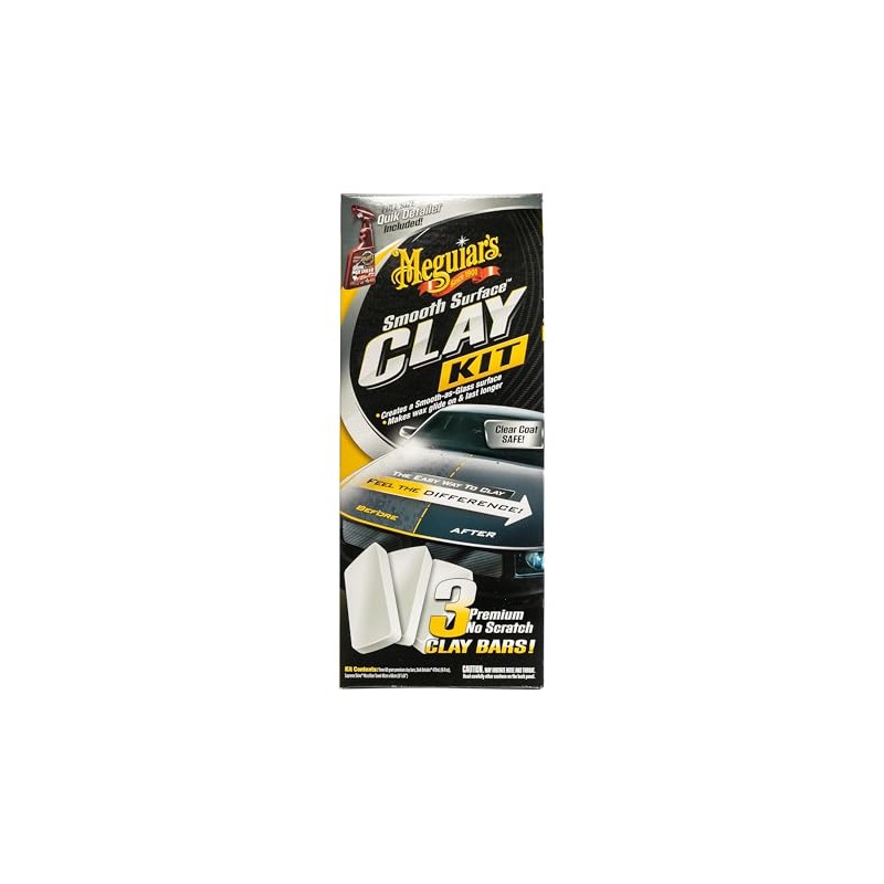 Meguiar's G191700, Smooth Surface Clay Kit, 5 Piezas