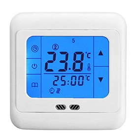 LCD Touch Screen Underfloor Heating Thermostat (Floor & Air Sensing Thermostat) 16a