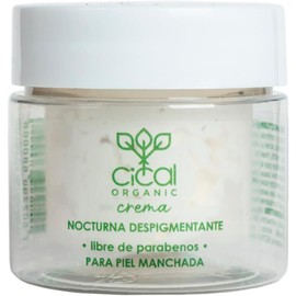 Crema Nocturna Despigmentante para Piel Manchada sin Parabenos con Ácido Azelaico, Regaliz y Caléndula 50g
