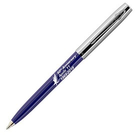 Fisher Space Pen Special Edition Apollo 11 50Th Anniversary Cap-O-Matic Space Pen, Chrome Cap,(Silver/Blue)