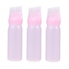 Minkissy 3pcs Root Comb Applicator Bottles Hair Dye Applicator Graduated