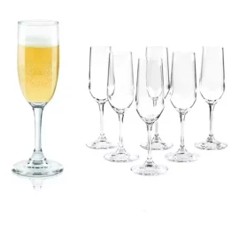 Cristar Juego De 30 Copas Flauta Para Champagne 183 Ml Cristar