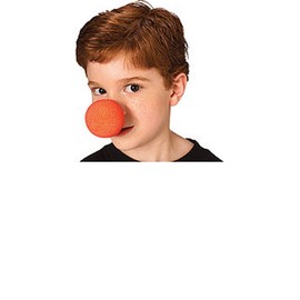 In Fashion Kids Clown Nose - Child's Clown Nose - Foam Red