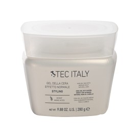 Tec Italy - Gel Della Cera Effetto Normale 280g Gel de Cera para Cabello, Fijación Media, Fácil de Remover, Acondiciona el Cabello, Acelera el Proceso de Estilizado, Larga Duración