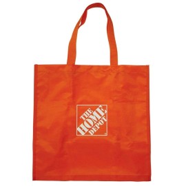 Home Depot The Home Depot 7.25 in. Reusable Shopping Bag, Orange, 7.25"W x 15.5"H
