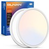 BLNAN LED Flush Mount Ceiling Light, 12 Inch 24W 3000K/4000K/5000K
