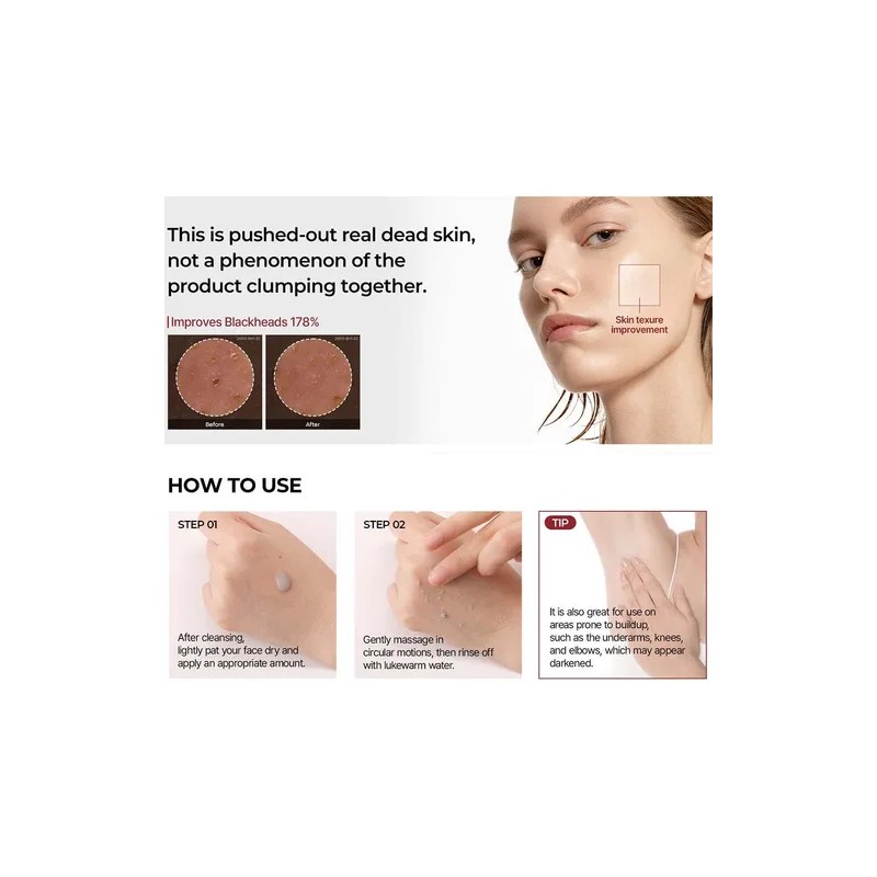 Melaxina Coreana Shot Peel Rice Dr. Exfoliating Essence