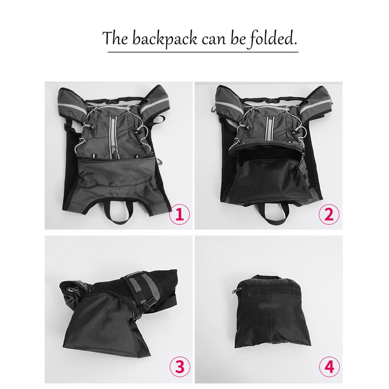 Cycling Backpack Nylon Lightweight Foldable Outdoor Backpack for Running Hiking