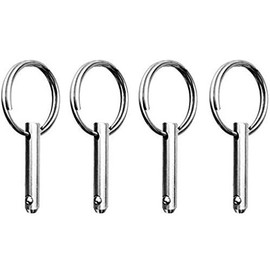 Marine Part Depot Four Stainless Steel Bimini Top Ball Pins