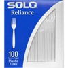 Solo Reliance Medium-Heavy Weight White Fork, RSWFX-0007 (Boxed, 1,000 Count)
