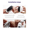 HAOYOUMEI Advanced Soft TPU 4-Buttons Key Cover is Compatible with