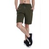 Tansozer Men's Shorts with Pockets - Army Green, size: l