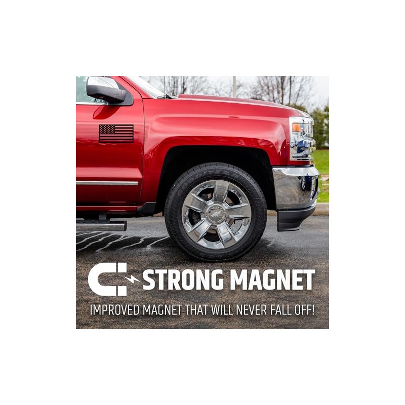 Premium American Flag Magnets for Trucks and Cars (3 Pack)
