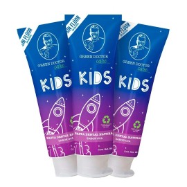 Pasta Dental Natural Para Niños - Organic Kids 3 Pack