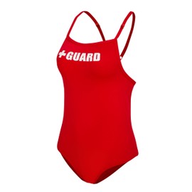BLARIX Guard Adjustable Swimsuit 1 Piece (Red, 34)